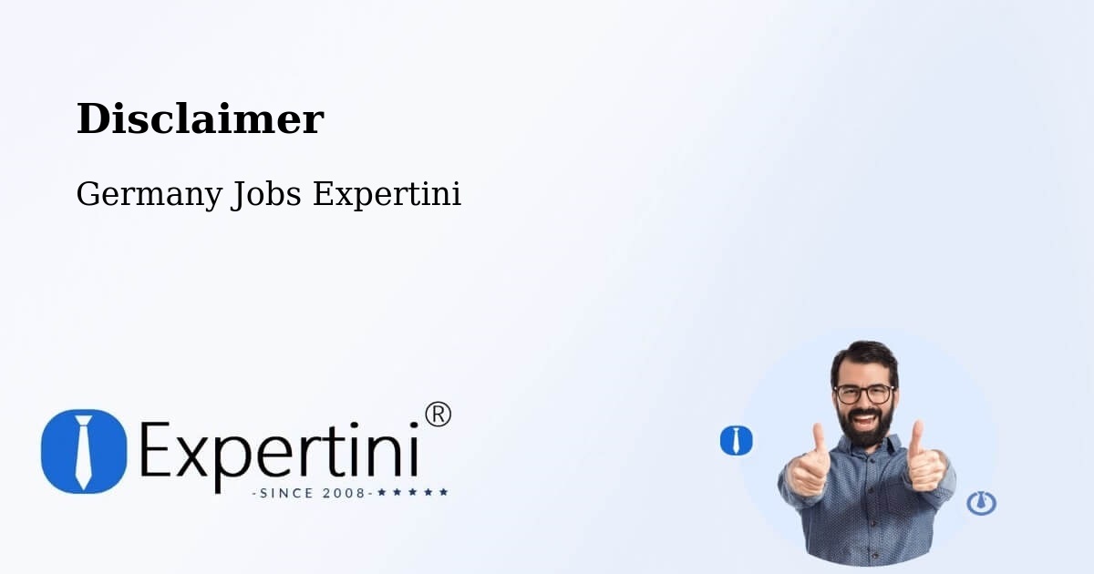 Disclaimer – Altes Lager - Germany Jobs Expertini